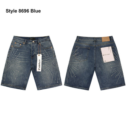 Men's denim shorts – Style 8696 Blue