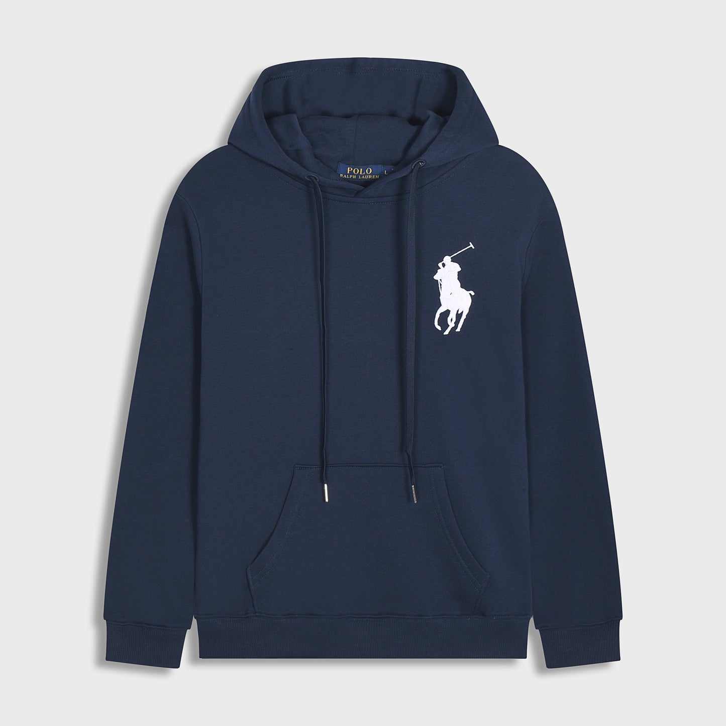 GMabcd Spring and Autumn Thin Pony Hooded Sweatshirt RL Cardigan Zipper Embroidery Loose Plus Size Paul POLO Jacket