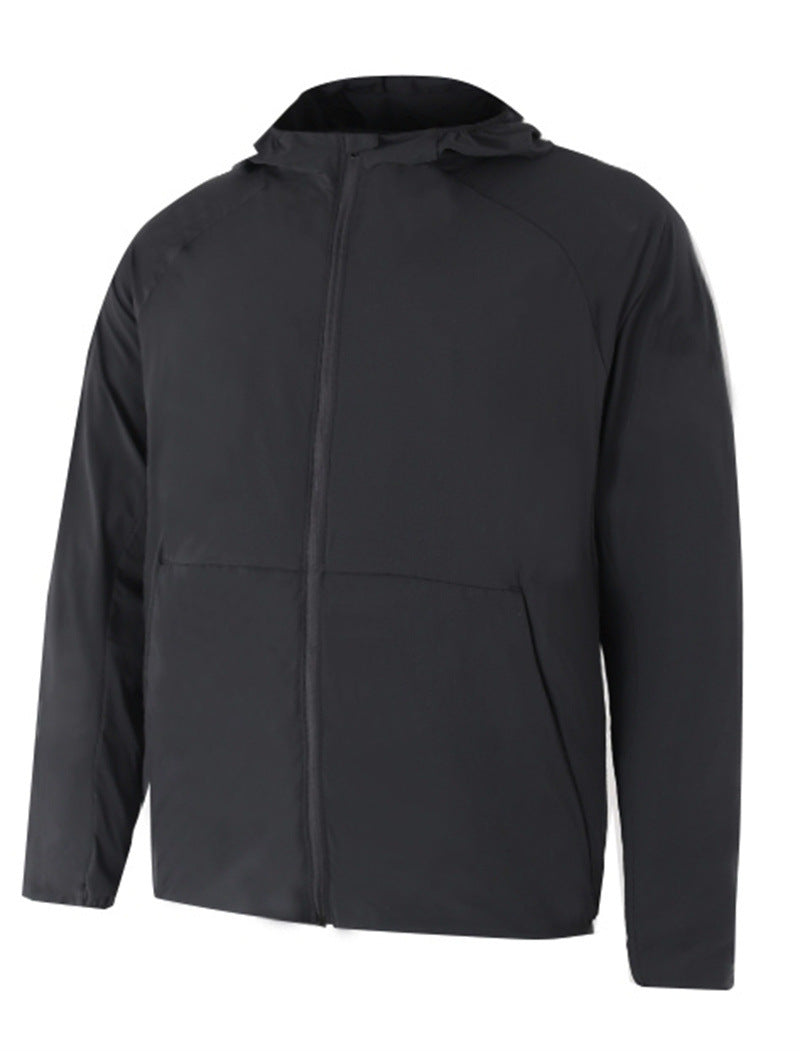 Pace Breaker Men's Summer Skin Jacket Lightweight Men's Outdoor Sun Protection Hooded Windbreaker