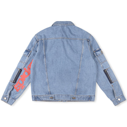 GMabcd-Sp5der worldwide 555555 Casual Denim Suit