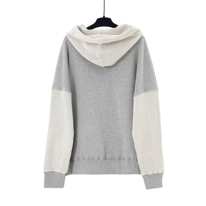 Men's Pullover Sweatshirt with Crack Letter Print Fashion High Street Casual Versatile Hoodie