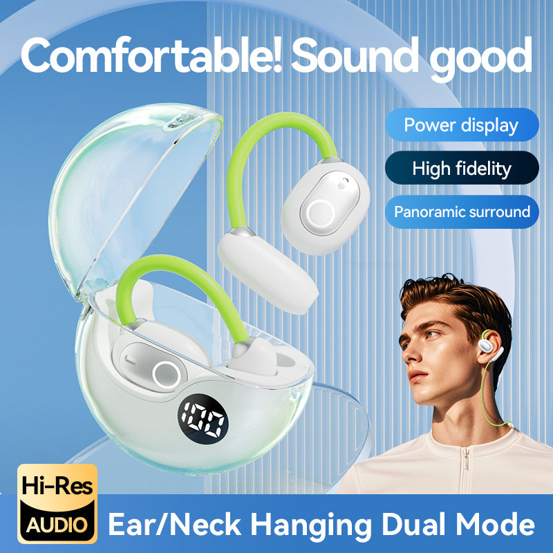 M80 High Quality Bluetooth Headset New Ear-Mounted Non in-Ear Noise Reduction Headset Bluetooth Ultra-Long Life Battery Wireless Headset