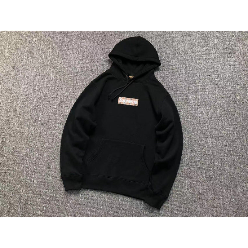 25FW Bandana Box Logo Hoodie Paisley Sweatshirt Fleece Lined Full Series Hooded Sweatshirt