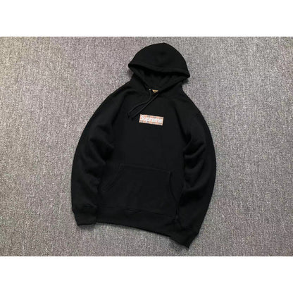 25FW Bandana Box Logo Hoodie Paisley Sweatshirt Fleece Lined Full Series Hooded Sweatshirt