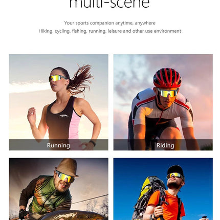 Outdoor Sports Sunglasses Smart Glasses Fashionable Cycling Bluetooth Glasses for Listening to Music and Calling Unisex