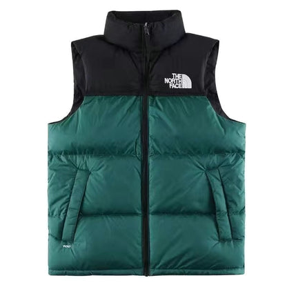 GMabcdNorth-Face 1996 Down Vest Unisex American Version TNF700 Puff Embroidery Winter Vest Couple Style Reversible