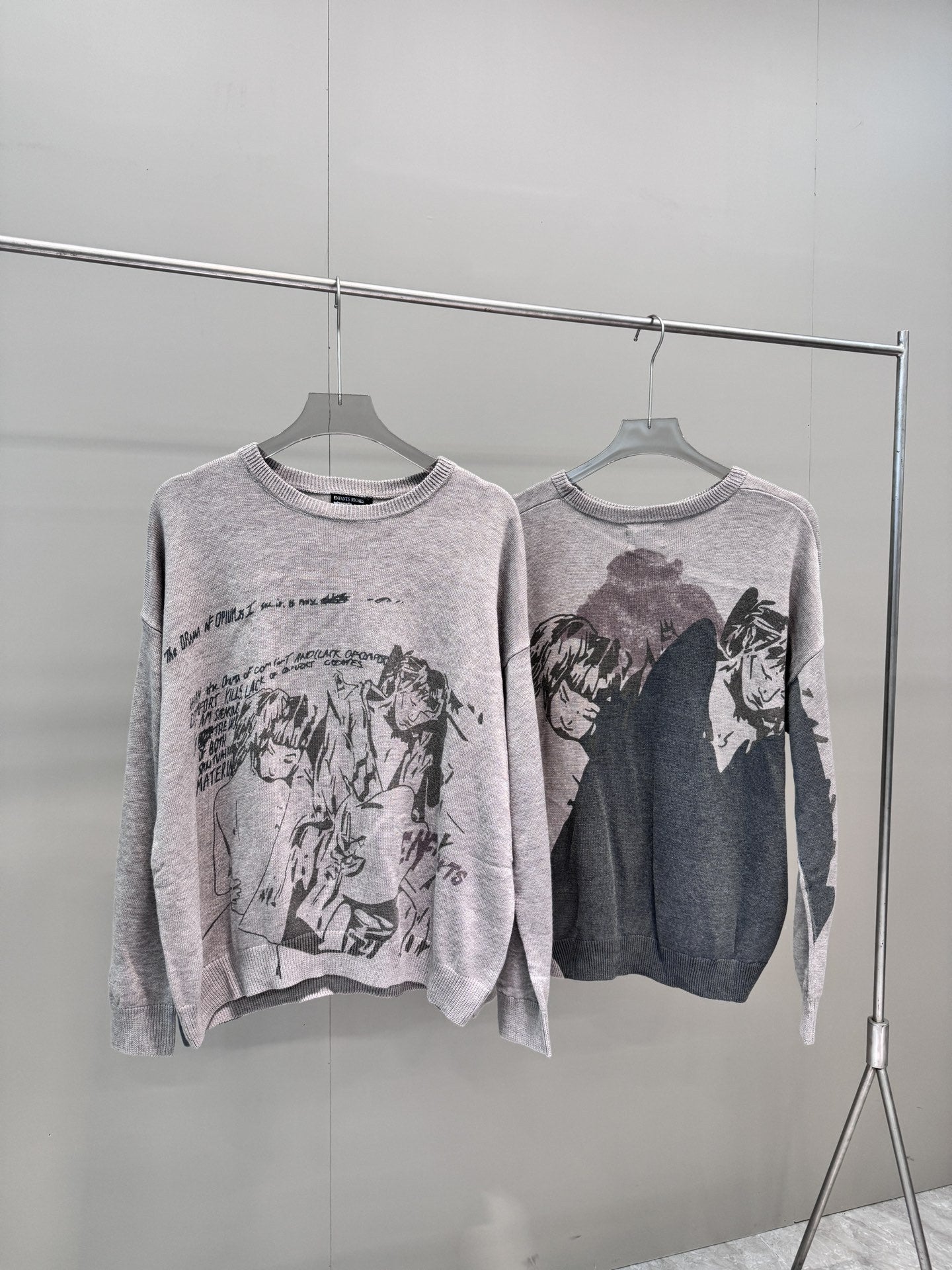 High-Quality ERD Melancholy Rich Second Generation Hooded Sweatshirt Washed Vintage Distressed Jacket Autumn Winter Zipper Coat