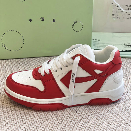 Gmabcd Off Trendy Brand Men and Women Shoes Genuine Leather Casual Sneakers Panda Color Thick Sole Low Top Bread Shoes