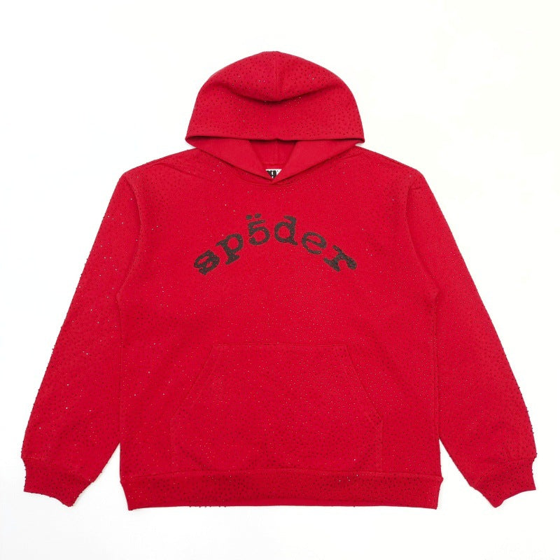 Hot Sale Heavy Full Rhinestone Sweater Sp55-der Hoodie High Street Fashion Brand Hoodie