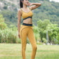 a-l-o Yoga Set High-Quality Sports Set Pilates Set AIRBRUSH HEART THROB BRA