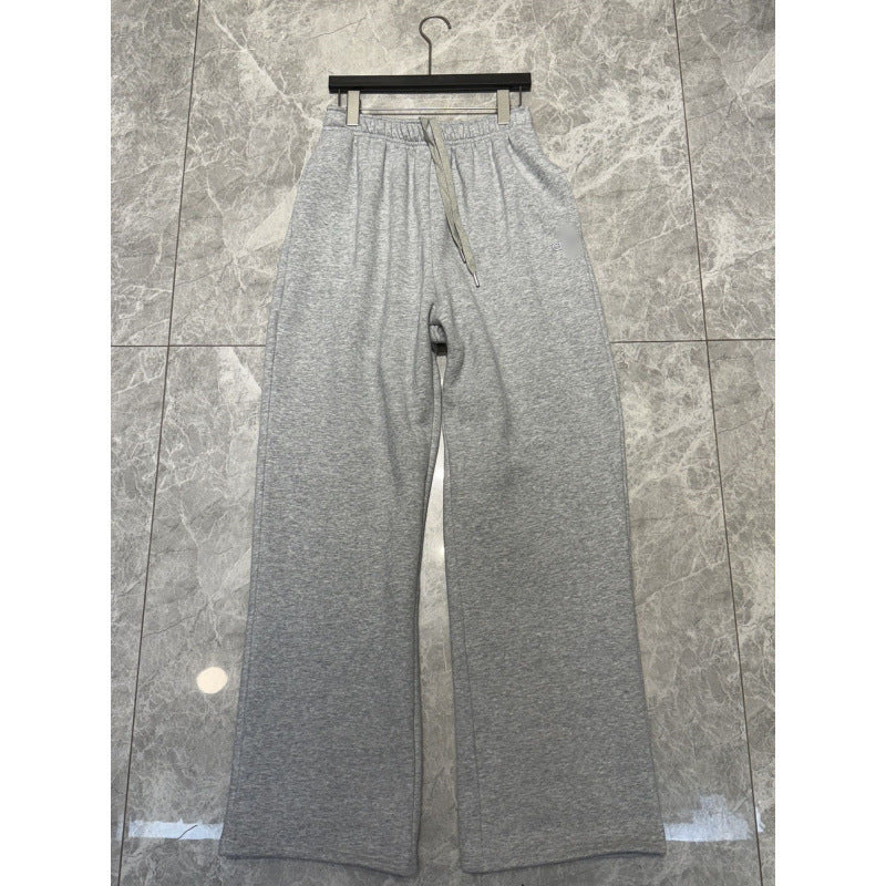 GMABCD A-L-O 25 Autumn Winter New Korean Style Casual Fashion Thin Fleece Set Full Zipper Hooded Sweatshirt + Sweatpants