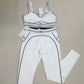 a-l-o Yoga Set High-Quality Sports Set Pilates Set AIRBRUSH HEART THROB BRA
