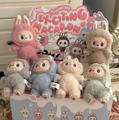 GmLa-bu～bu 3.0 New Version of Blister Plastic Plush Handheld Figure Blind Box Trendy Toy for Kids from Pop Mart