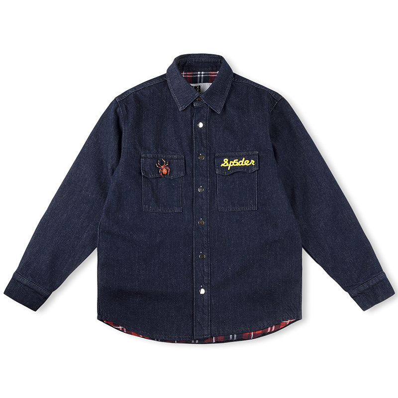 GMabcd-Sp5der worldwide 555555 Casual Denim Suit