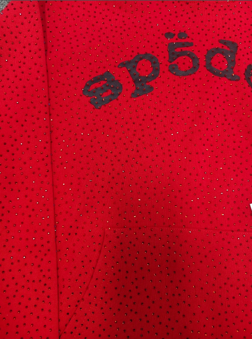 Hot Sale Heavy Full Rhinestone Sweater Sp55-der Hoodie High Street Fashion Brand Hoodie