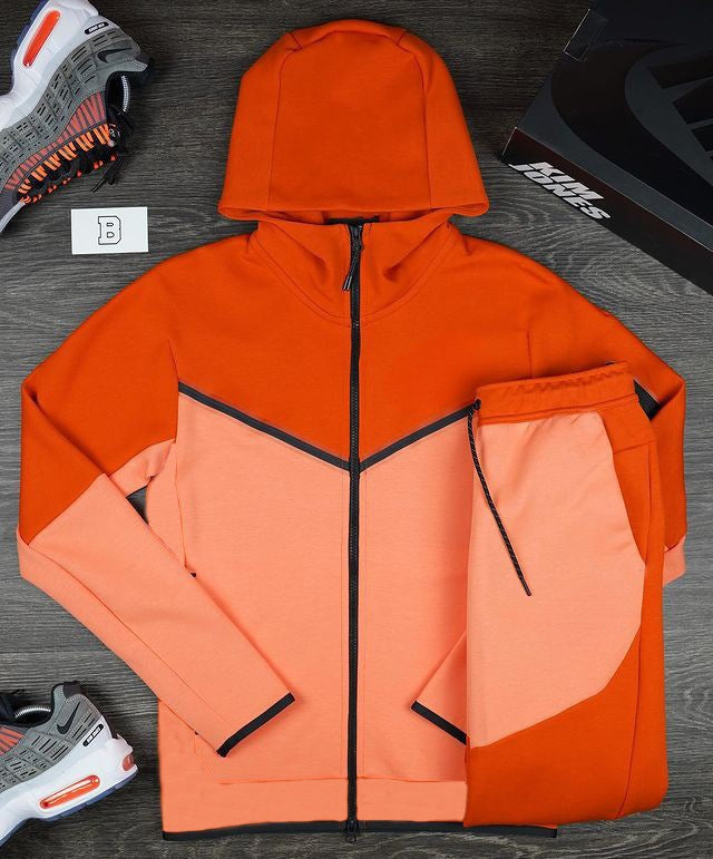 Spring and Autumn Hooded Suits Men's and Women's NK Sports Leisure Suit Sports Fashionable Jacket Trousers Fashion Brand Clothes