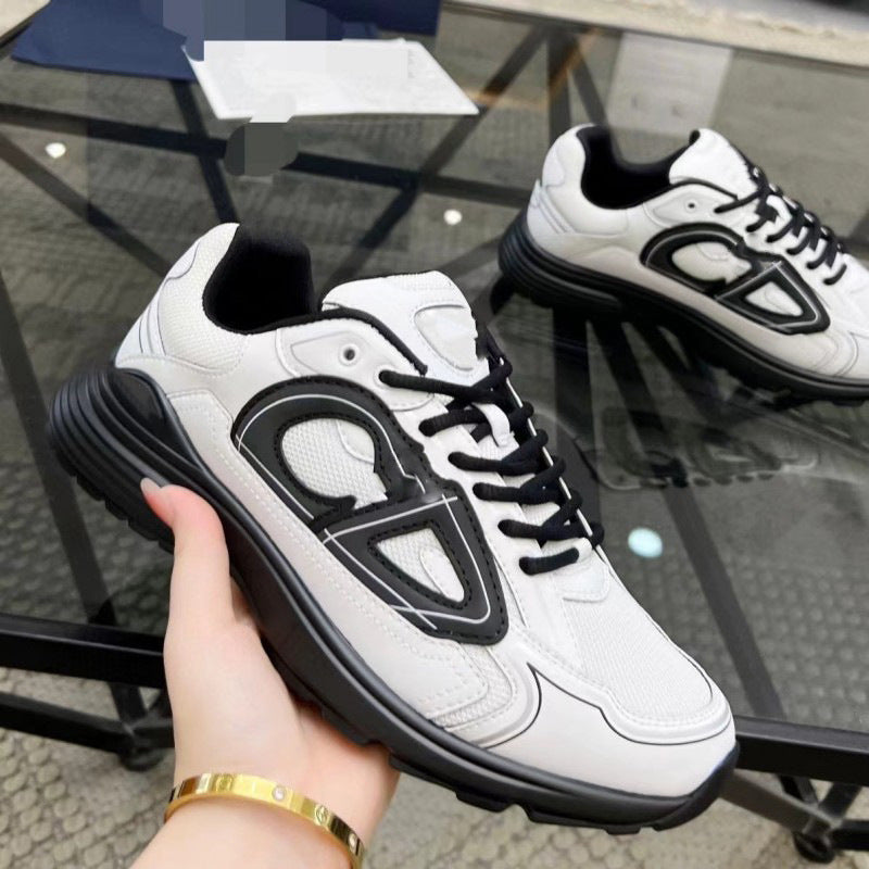 2025 New CD Fashion Casual Couple Lightweight Mesh Shoes Breathable Comfortable Casual Sneakers B30 Running Shoes(2)