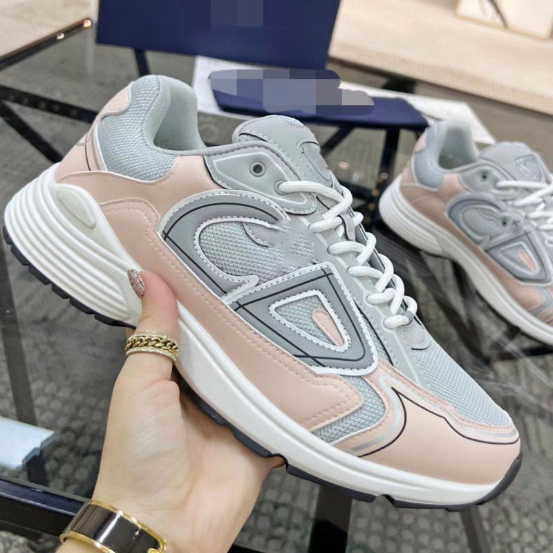 2025 New CD Fashion Casual Couple Lightweight Mesh Shoes Breathable Comfortable Casual Sneakers B30 Running Shoes(2)