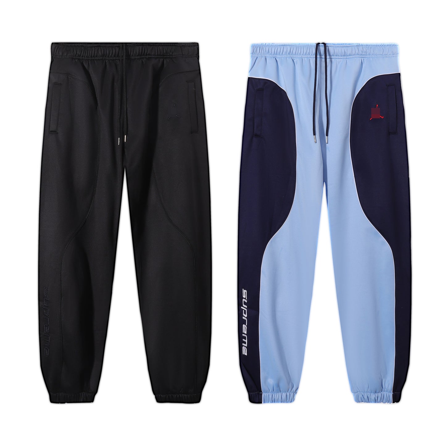 Gmabcd-sup Hoodie Collaboration Joe Loose Fit Autumn Winter Fleece Zipper Jacket Street Fashion Patchwork Hooded Sweatshirt