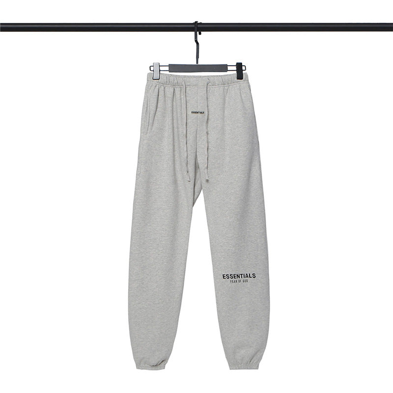 GMabcd Essen-tials Sweatpants Trendy Brand Casual Pants Fog Spring Autumn Thin Fleece Cross-border Trendy Versatile