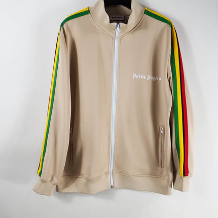 24SS Retro Trend Angel Color Block Embroidered Casual Jacket Top Jacket Set Long Pants Sweatshirt Trend