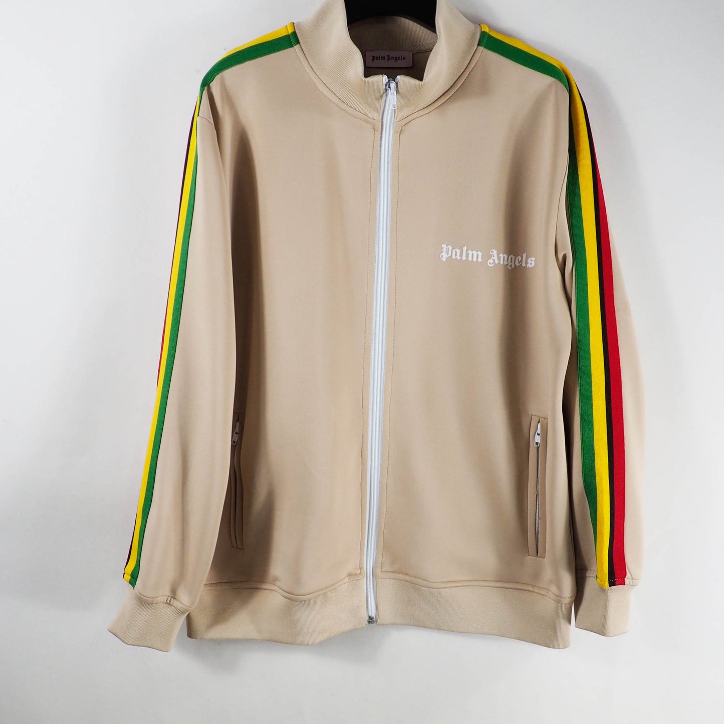 24SS Retro Trend Angel Color Block Embroidered Casual Jacket Top Jacket Set Long Pants Sweatshirt Trend