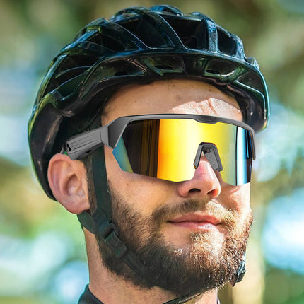 Outdoor Sports Sunglasses Smart Glasses Fashionable Cycling Bluetooth Glasses for Listening to Music and Calling Unisex