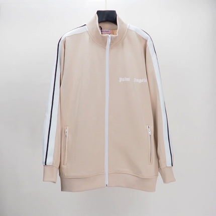 24SS Retro Trend Angel Color Block Embroidered Casual Jacket Top Jacket Set Long Pants Sweatshirt Trend