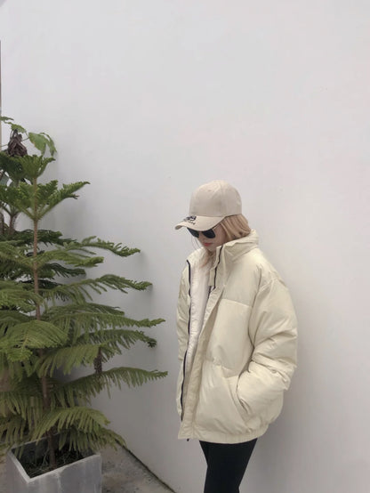 Gmabcd-FEAR OF GOD Double Line Essentials Thickened Cotton Padded Jacket Winter Unisex