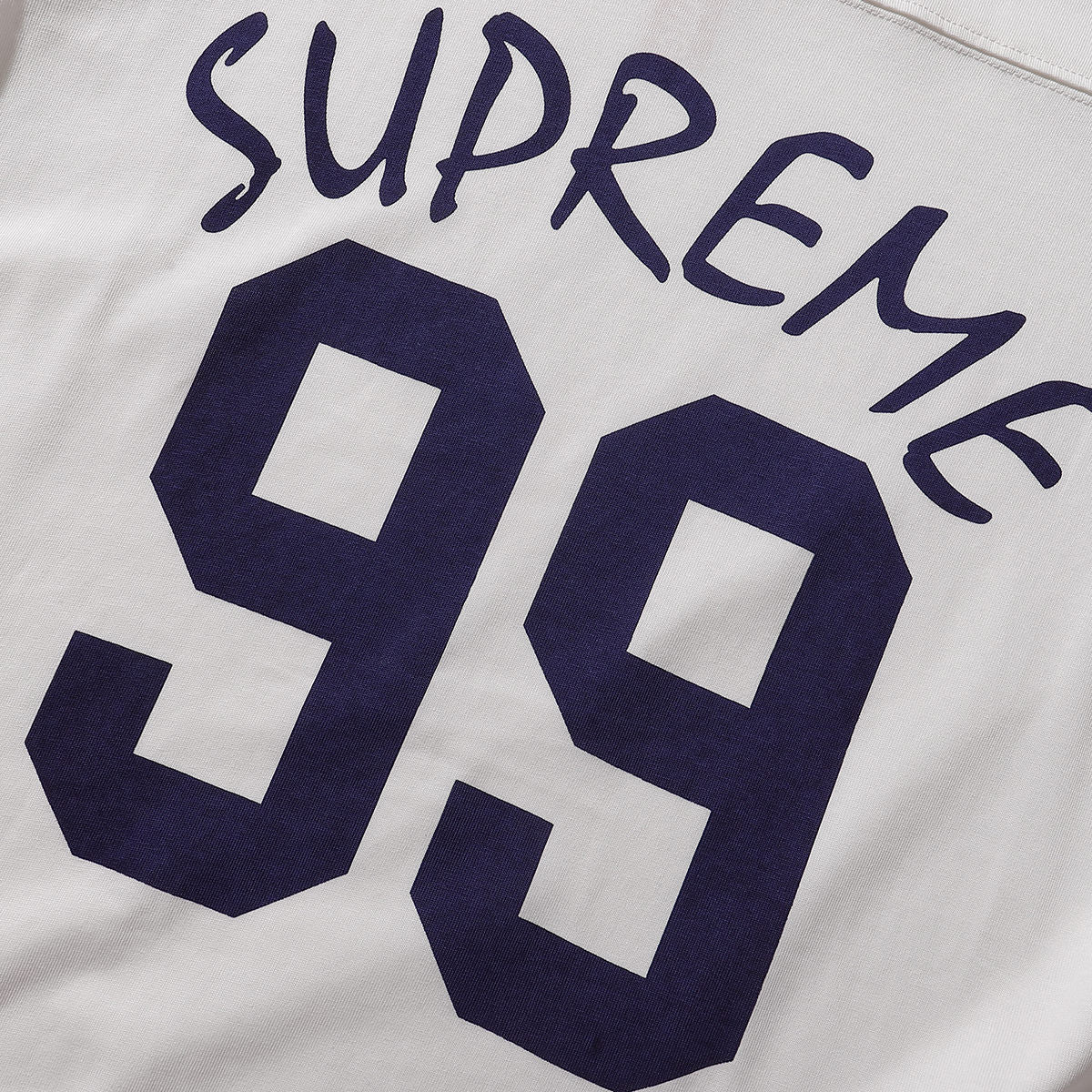 ss25supreme Crew Neck Short Sleeve American Style Trendy Classic Football Shirt Patchwork Ribbed High Street Top T-Shirt Unisex