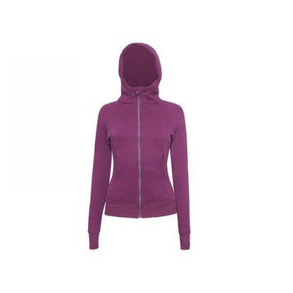 Lulu Same Style Scuba Women's Zipper Hooded Sweatshirt Autumn Winter Women's Outdoor Casual Warm Top Sports Jacket