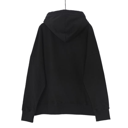 Pullover Sweatshirt for Couples, Simple Letter Print, Drawstring Style, Versatile Hoodie