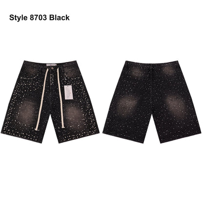 Men's denim shorts – Style 8703 Black