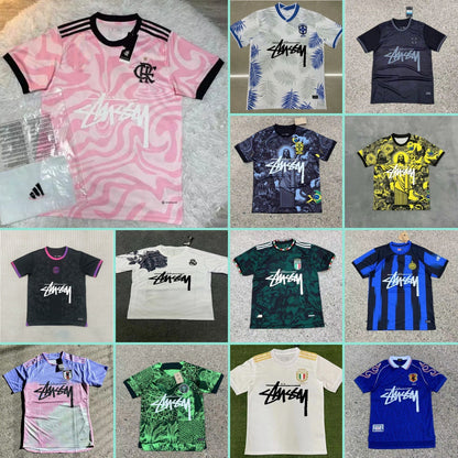 Stussy Flamengo Italy Soccer Jersey Can Be Shipped on Behalf Brazilian Goddess Apparel