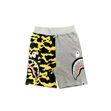 Trendy Brand BP Classic Shark Camouflage Men's Casual Loose Sports Five-Point Shorts High-End Terry Drawstring Shorts Trend