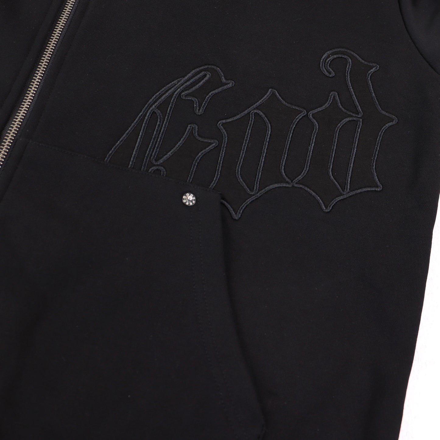 GMabcd Casual Set God-peed Patch Letter Cardigan Hoodie High Street Men's Casual Sweatshirt Sweatpants