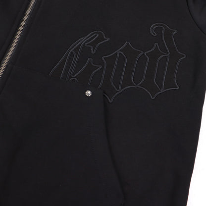 GMabcd Casual Set God-peed Patch Letter Cardigan Hoodie High Street Men's Casual Sweatshirt Sweatpants