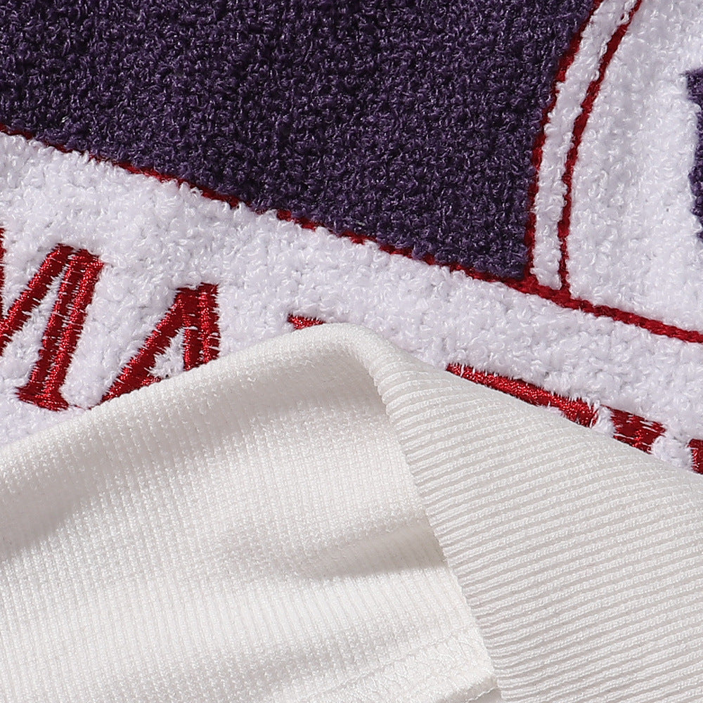 Gmabcd-sup Hoodie Collaboration Joe Loose Fit Autumn Winter Fleece Zipper Jacket Street Fashion Patchwork Hooded Sweatshirt