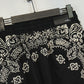 Hooded Sweatshirt Cashew Hoodie Floral Loose Pants Unisex Retro Sports Set Casual Pants Trend