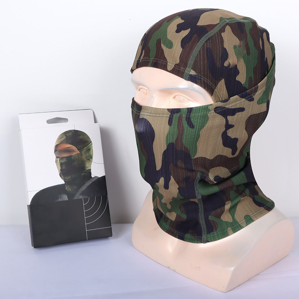 Cycling Mask Summer Balaclava Outdoor Camouflage Tactical Head Cover CS Flying Tiger Mask