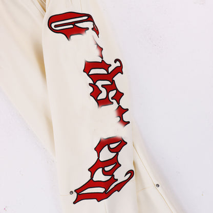 GMabcd Casual Set God-peed Patch Letter Cardigan Hoodie High Street Men's Casual Sweatshirt Sweatpants