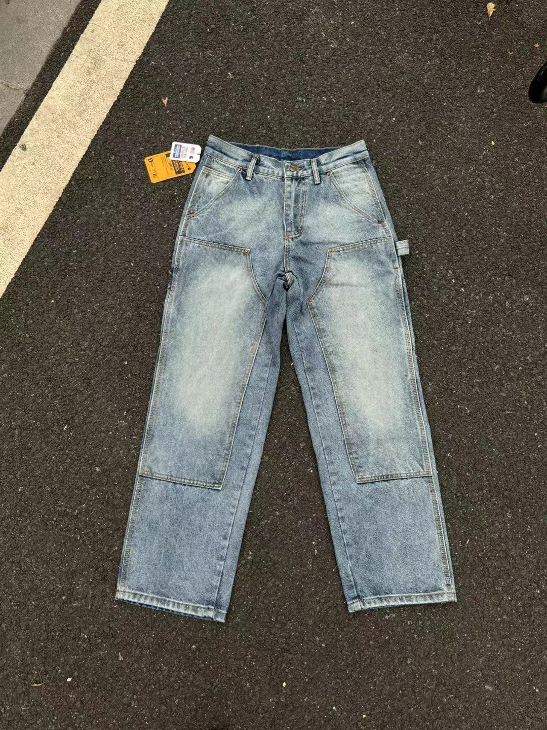 Carhart Japanese Workwear Style Jeans Loose Straight High Street Design