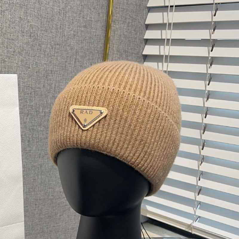 Winter Warm Knitted Hat Fashionable Export Style Pullover Windproof Thick Knitted Hat