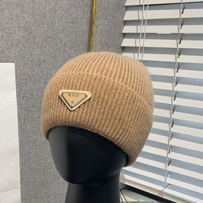 Winter Warm Knitted Hat Fashionable Export Style Pullover Windproof Thick Knitted Hat