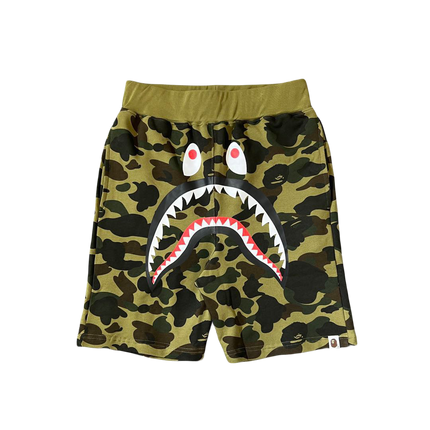 Trendy Brand BP Classic Shark Camouflage Men's Casual Loose Sports Five-Point Shorts High-End Terry Drawstring Shorts Trend