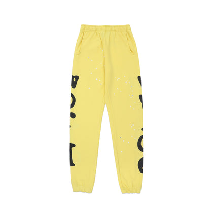 Sp55der High Quality Spider Web Foam Letter Loose Men's and Women's Suits Pants
