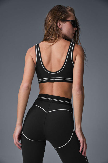 a-l-o Yoga Set High-Quality Sports Set Pilates Set AIRBRUSH HEART THROB BRA