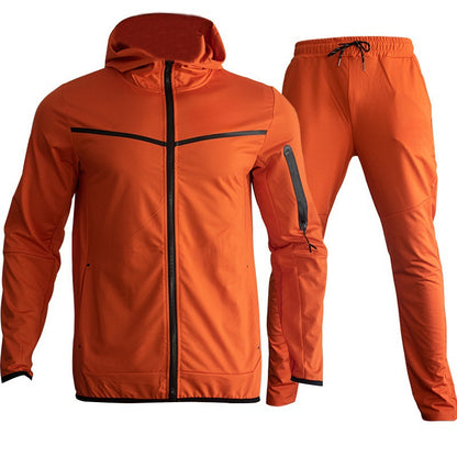 Spring and Autumn Hooded Suits Men's and Women's NK Sports Leisure Suit Sports Fashionable Jacket Trousers Fashion Brand Clothes