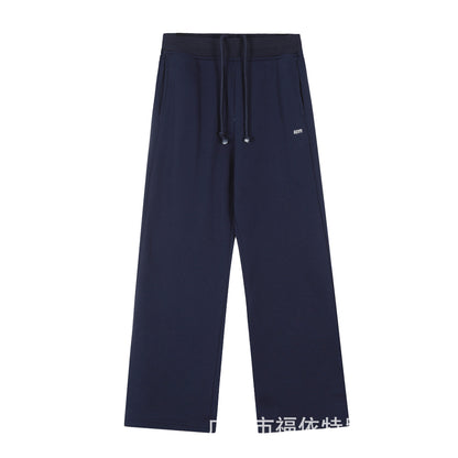 SIXPM American Retro Youth Trendy Outerwear Fashion Zipper Hoodie Fleece Set Pants Unisex Winter