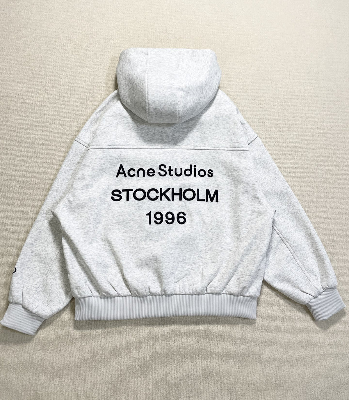 1996 Embroidered Logo Letter Zip-Up Loose-Fit Unisex Hooded Sweatshirt (Part 2)